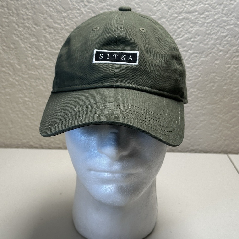 Sitka Gear Lo-Pro Low Profile Snapback Hat Cap Green